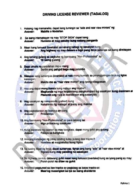 lto reviewer 2023|lto reviewer 2022 pdf.